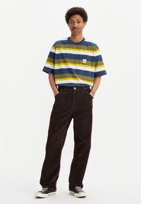Levi's® Workwear CARPENTER UNISEX - Laisvi džinsai - black coffee