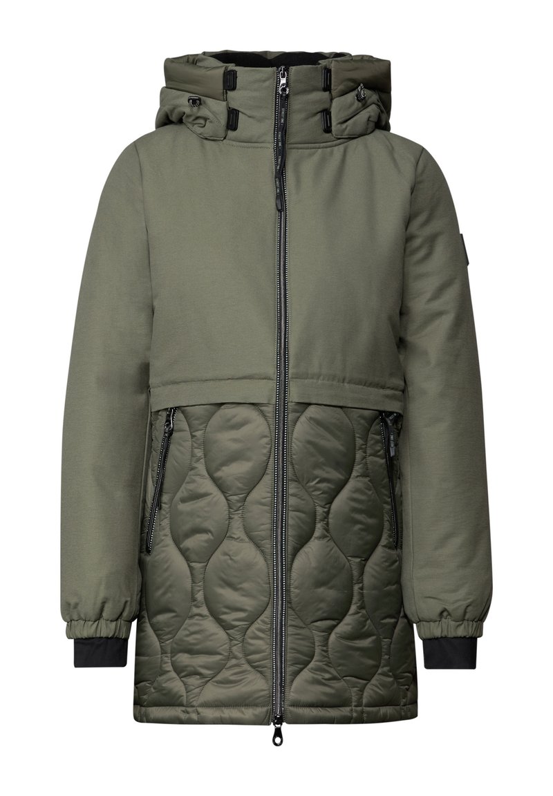 Street One Daunenmantel Damen GrÃ¼n Mit Kapuze Street One