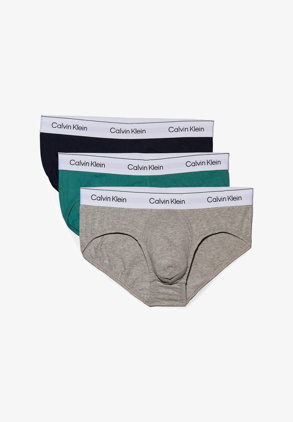 HIP ICON 3 PACK - Briefs - shoreline gr heather lively teal4