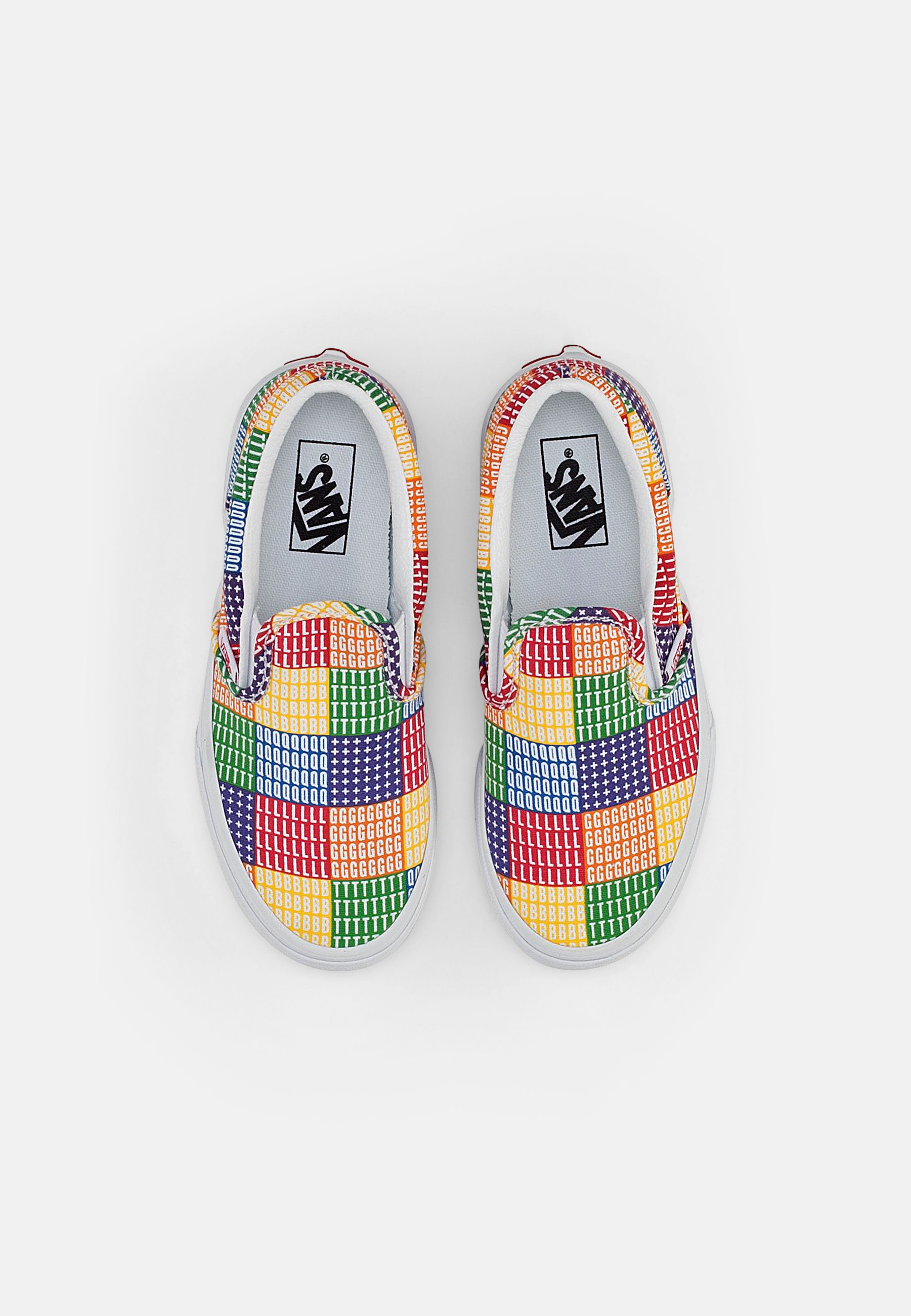 vans multi true white