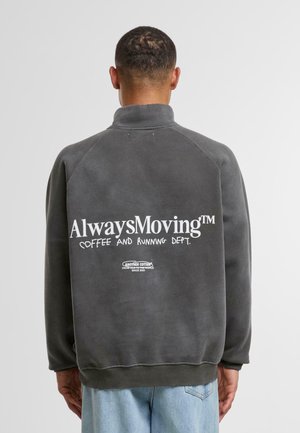 ALWAYS MOVING HALF - Felpa - washed grey