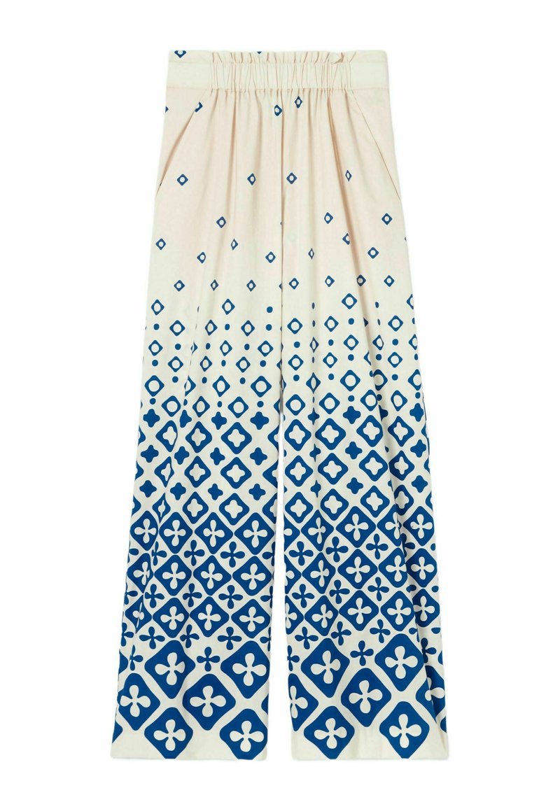Claudie Pierlot Pantalon classique print clair/bleu clair