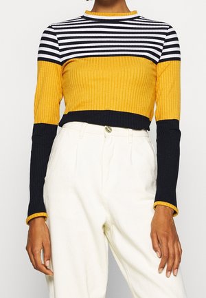 Strickpullover - dark yellow