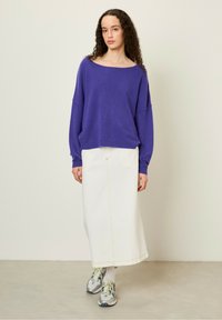 American Vintage DAMSVILLE - Striktrøje - violet chine