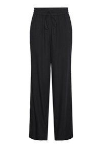 PCPIA HW WIDE  WVN NOOS - Trousers - black