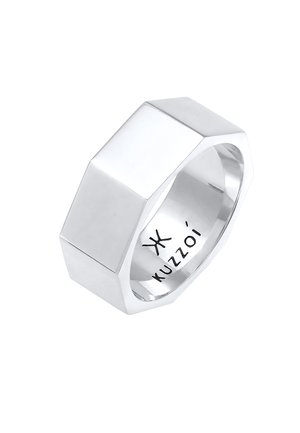 KUZZOI CHUNKY OCTAGON - Ring - silber