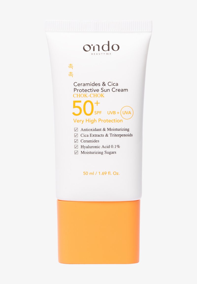 Ondo Beauty 36.5 - CERAMIDE & CICA PROTECTIVE SUN CREAM - Solkrem, Forstørre