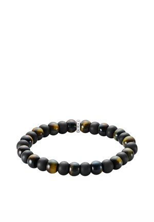 Armband - silberfarben/schwarz/blau/braun