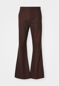 STACKED FLARE UNISEX - Stoffhose - brown