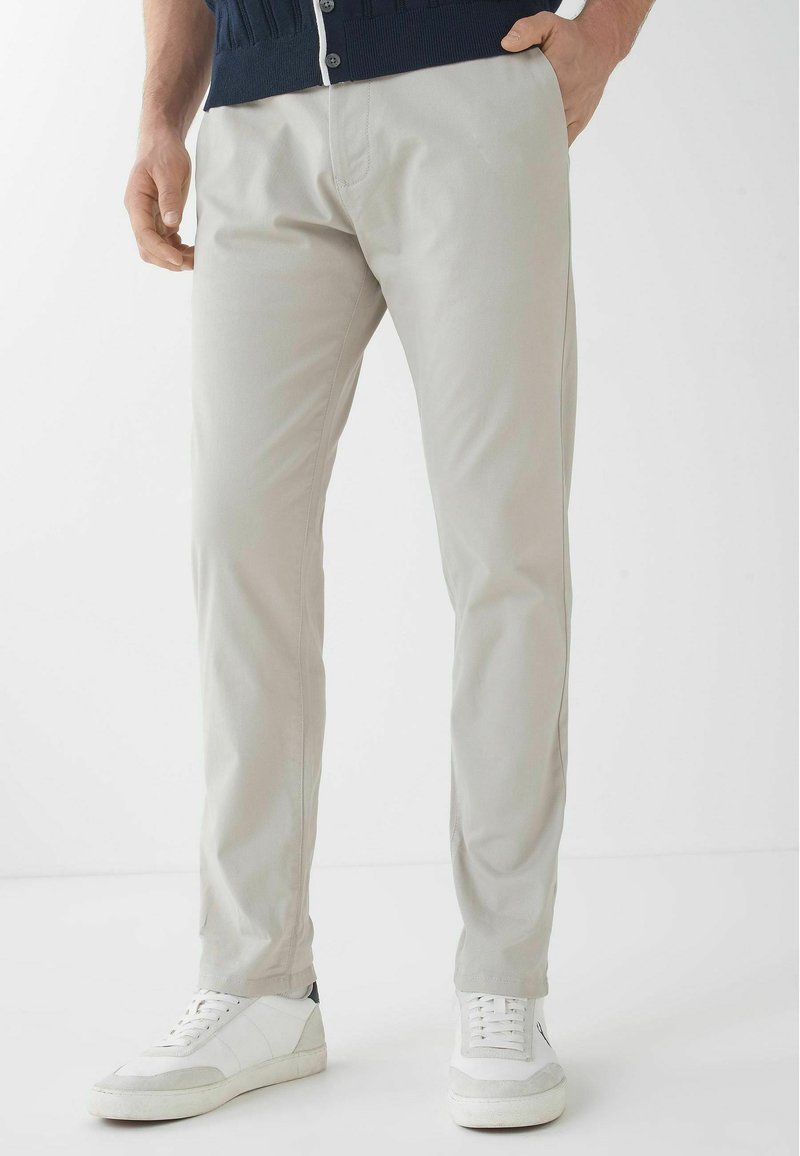 Next - SLIM FIT - Chino kalhoty - cream, Zvětšit