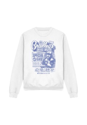 NETFLIX, STRANGER THINGS  BRADLEY'S BIG BUY ADVERT - Sweatshirt - white