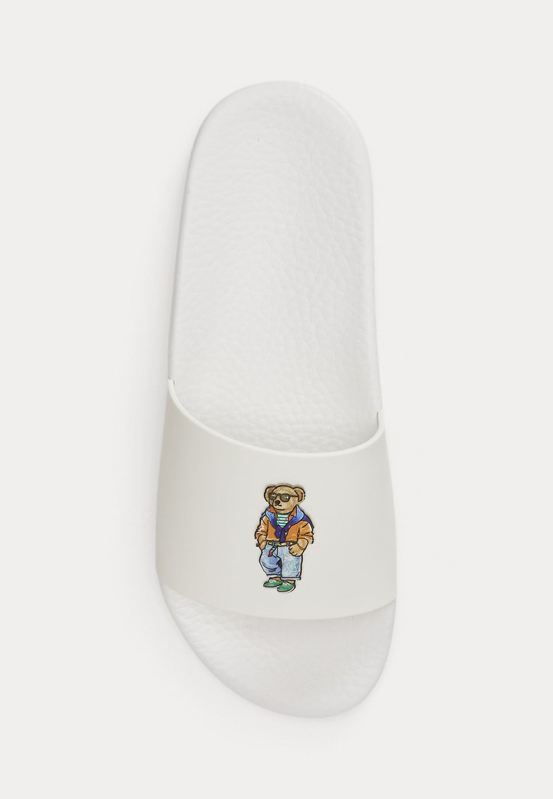Polo Ralph Lauren POLO BEAR SLIDE - Pool slides - white  display picture 1