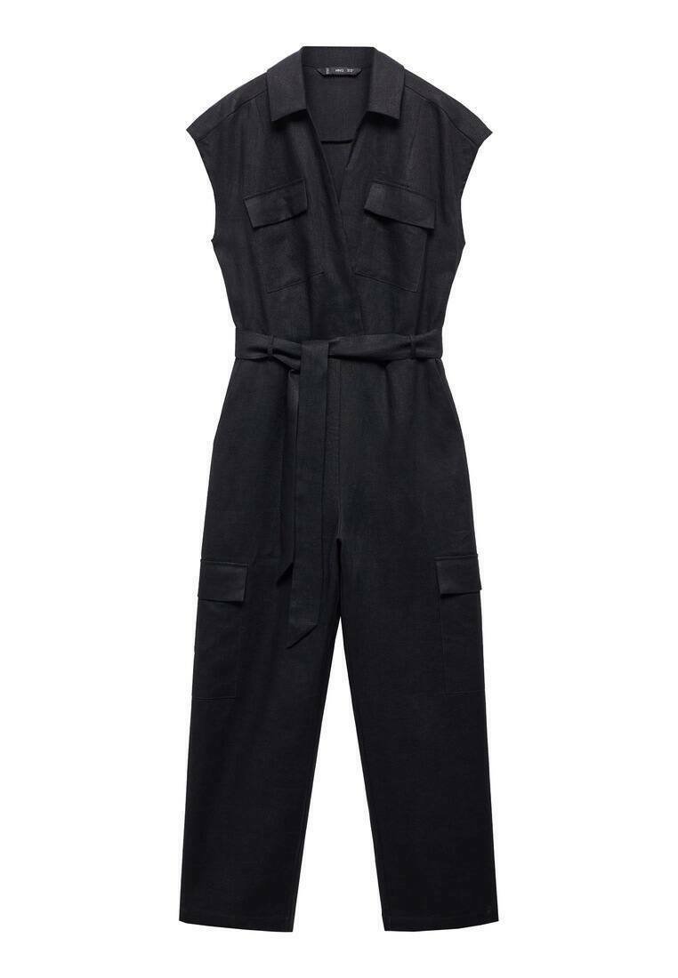 Mango Jumpsuit zwart