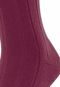 FALKE Lhasa Rib - Sokken - red plum