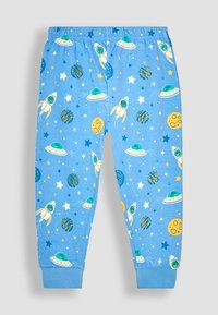 JoJo Maman Bébé GLOW IN THE DARK SPACE  REGULAR FIT - Pyjamas - blue