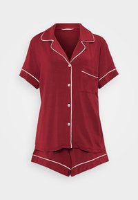 Não selecionado, dark red