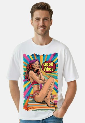 Print T-shirt - retro vibes