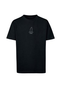 Merchcode SUMMER SURF VIBES  - T-shirts med print - black