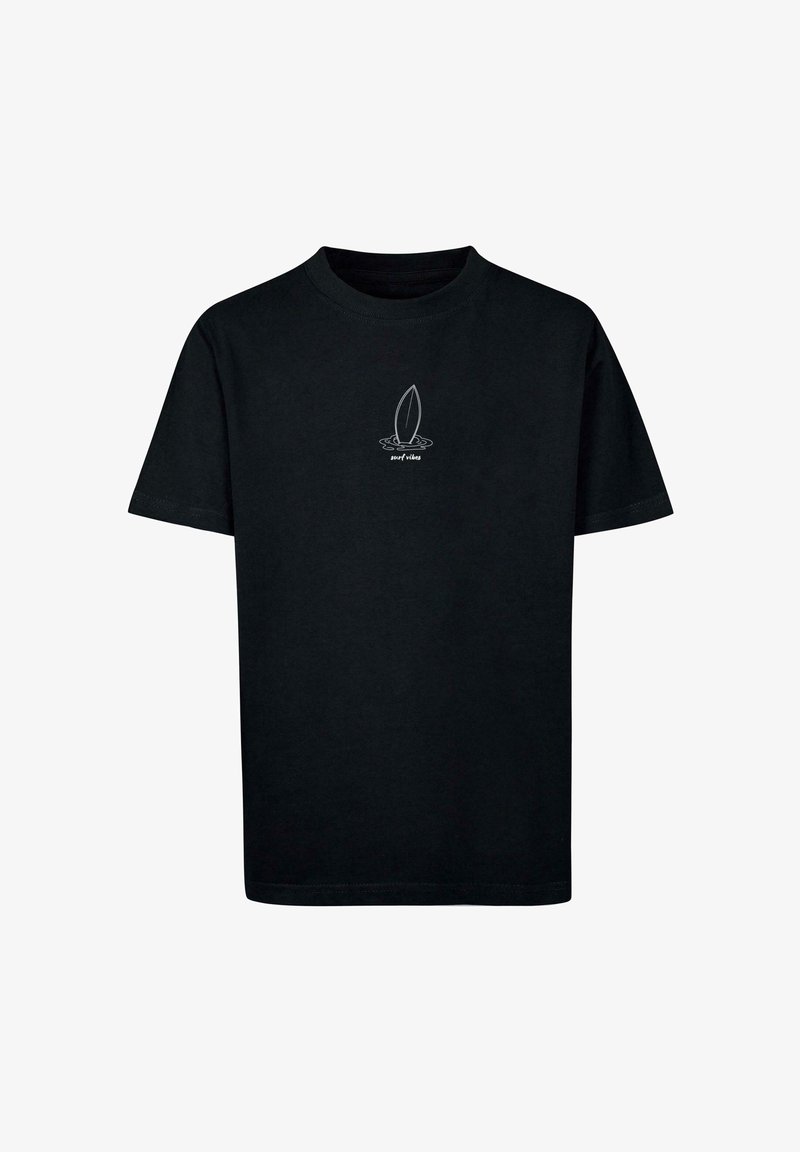 Merchcode SUMMER SURF VIBES - Triko s potiskem - black