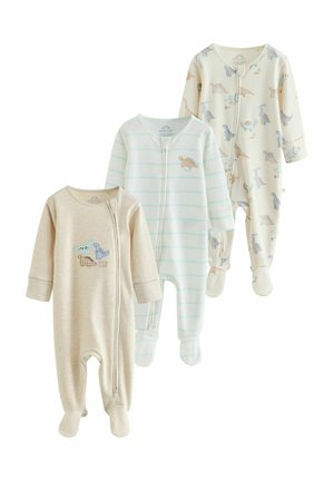 Next, REGULAR FIT - TWO WAY ZIP 3 PACK - Magamisriided - neutral dinosaur