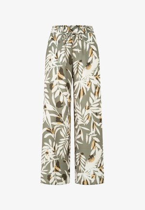Cloud 5ive, WIDE SUMMER PANTS - Hlače - green beige