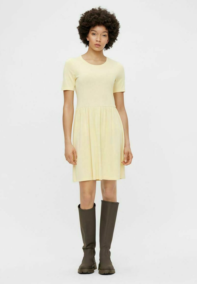 Damen Freizeitkleider | Pieces PCKAMALA Jerseykleid pale banana/hellgelb - FC73948 Damen Freizeitkleider | Pieces PCKAMALA Jerseykleid pale banana/hellgelb - FC73948