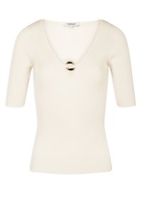 Morgan Jednoduché tričko - white denim