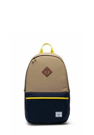 HERITAGE PRO - Sac à dos - kelp peacoat cyber yellow saddle