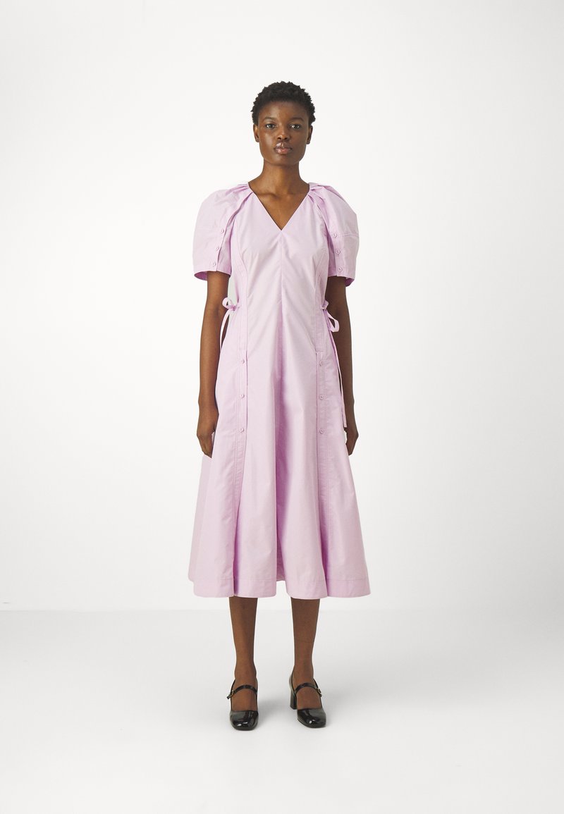 3.1 Phillip Lim BLOOM V-NECK BUTTON PLACKET - Freizeitkleid - wisteria