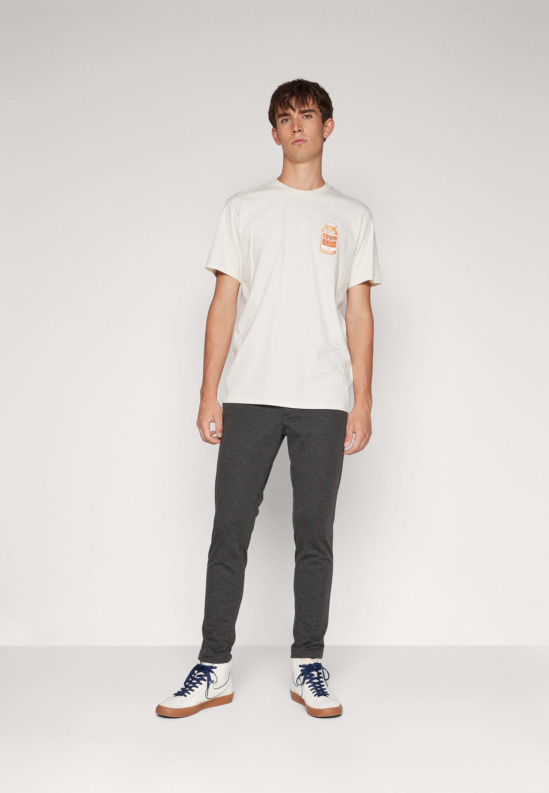 Pantalon Chino Homme Jack & Jones Marco 34x30 - Kaki Brun, Coupe Slim Idéal Voyage