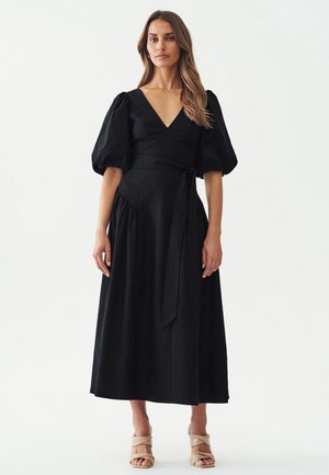 WILLA TAYLOR TIE - Day dress - black