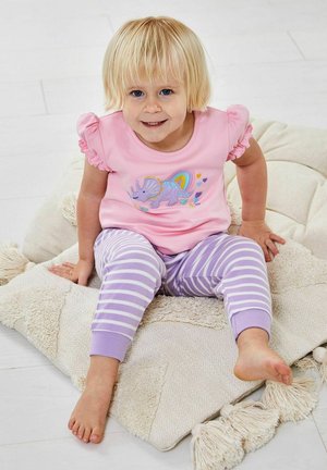 JoJo Maman Bébé 2-PACK DINO-REGULAR FIT SET  - Yöasusetti - pink