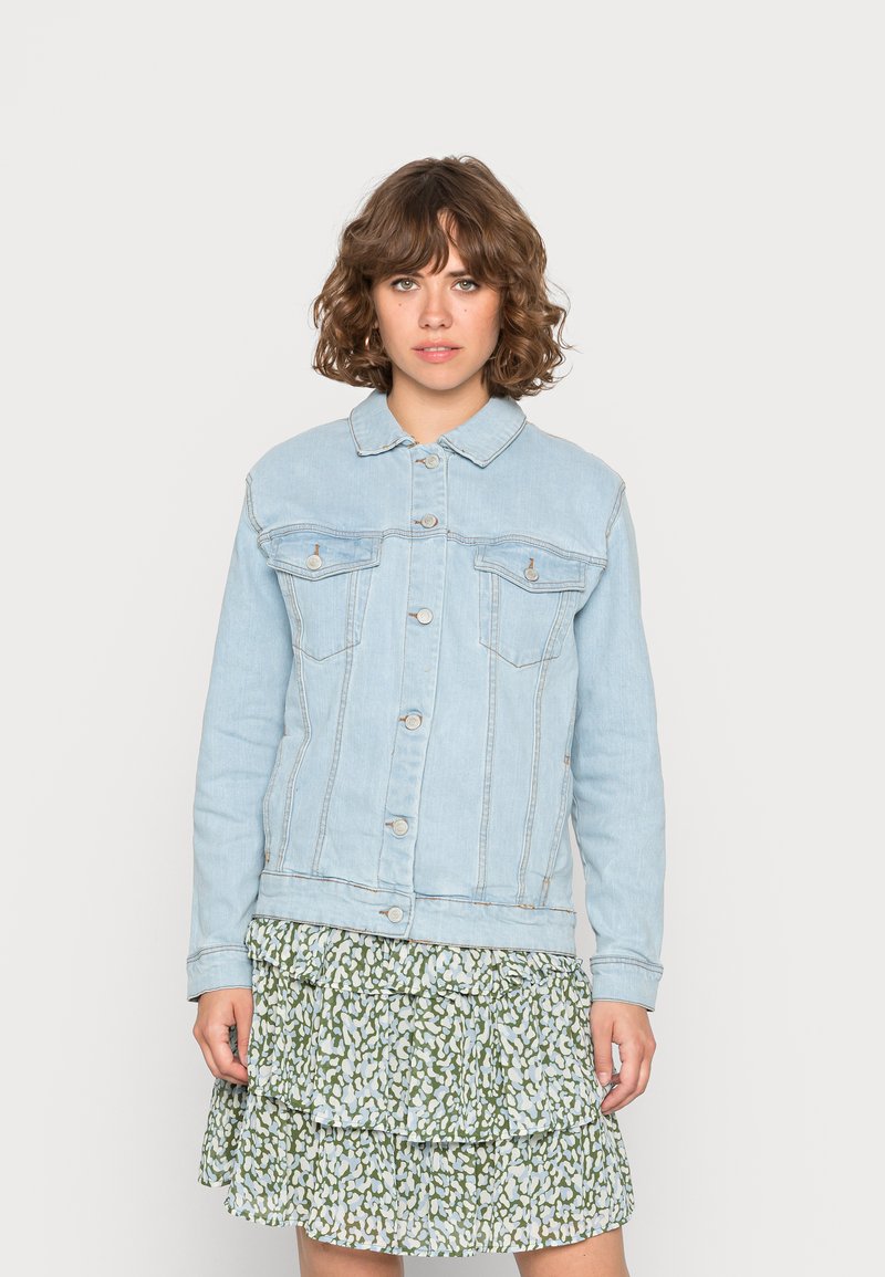 Damen Leichte Jacken | Denim Project MONA RELAX JACKET Jeansjacke sky blue/light-blue denim - HE78607 Damen Leichte Jacken | Denim Project MONA RELAX JACKET Jeansjacke sky blue/light-blue denim - HE78607