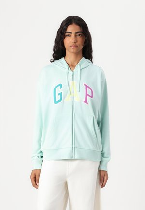 HERITAGE - Sweat zippé - crystal mint