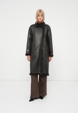 ONLJUNE BONDED COAT - Žieminis paltas - black coffee