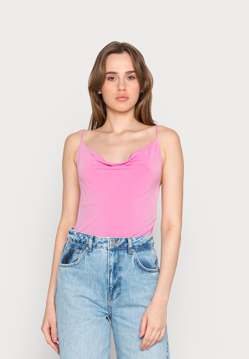 Vero Moda VMALASKACROP STRAP - Top - super pink