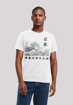 KANAGAWA WELLE GAI - T-shirt print - weiß