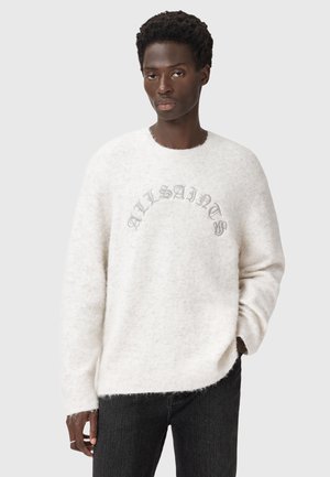 CURV CREW - Pullover - ecru white
