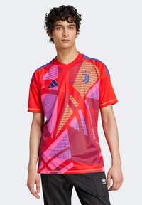adidas Performance JUVENTUS 24/25 SHORT SLEEVE GOALKEEPER - Squadra - red   royal blue
