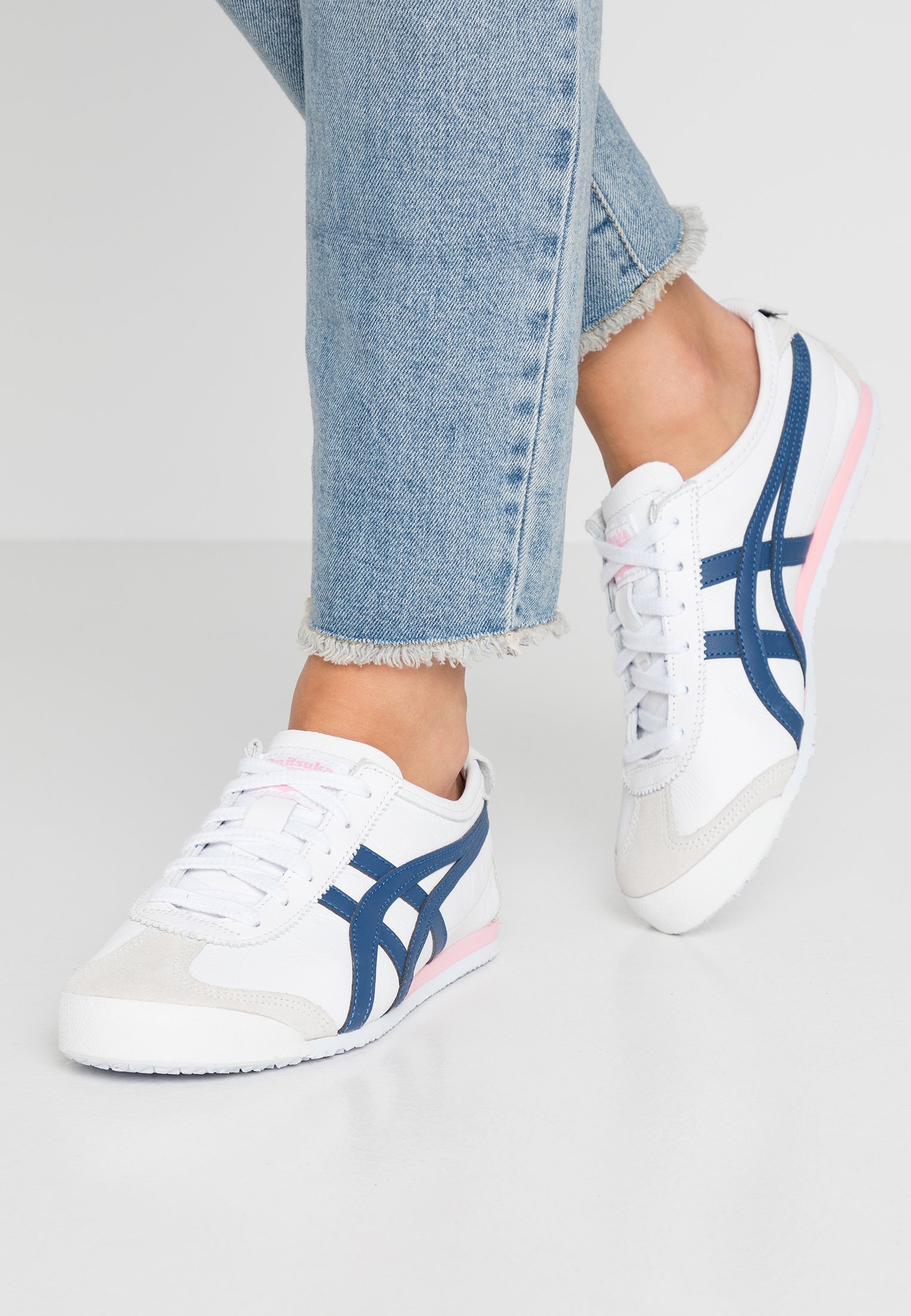 Onitsuka Tiger MEXICO 66 - - dark blue/white - Zalando.co.uk