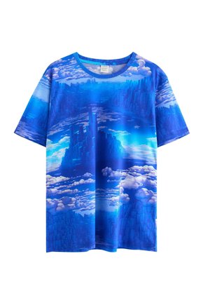 T-shirts print - blue
