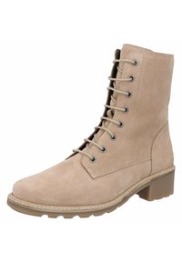 Solidus KINGA - Bottines à lacets - beige