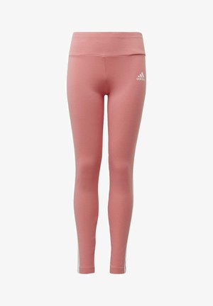 STRIPES COTTON LEGGINGS - Collants - pink