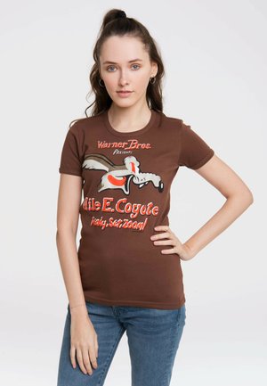 T-SHIRT LOONEY TUNES - Print T-shirt - braun