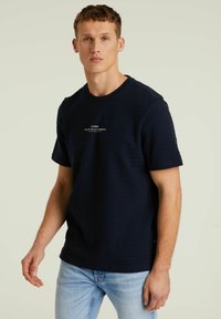 CHASIN' NORRIS - Marškinėliai su spaudiniu - dark blue