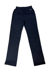 Pantaloni sportivi blu navy con vita elastica, dotati di un piccolo logo sul davanti. Realizzati in tessuto liscio, con design a gamba dritta.