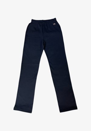 Pantaloni sportivi blu navy con vita elastica, dotati di un piccolo logo sul davanti. Realizzati in tessuto liscio, con design a gamba dritta.