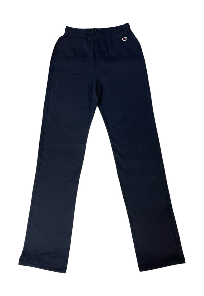 Pantaloni sportivi blu navy con vita elastica, dotati di un piccolo logo sul davanti. Realizzati in tessuto liscio, con design a gamba dritta.