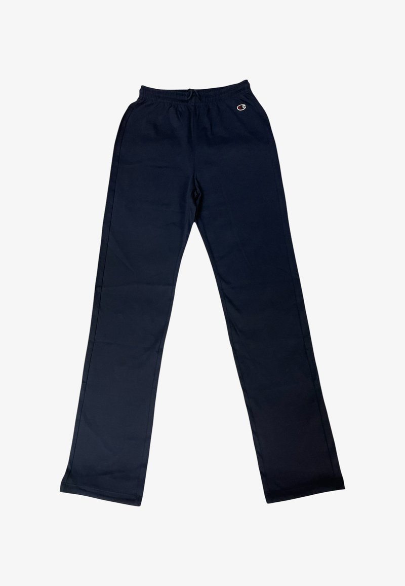 Pantaloni sportivi blu navy con vita elastica, dotati di un piccolo logo sul davanti. Realizzati in tessuto liscio, con design a gamba dritta.