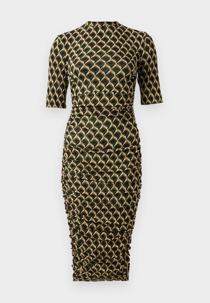 Diane von Furstenberg Jerseyjurk olijfgroen
